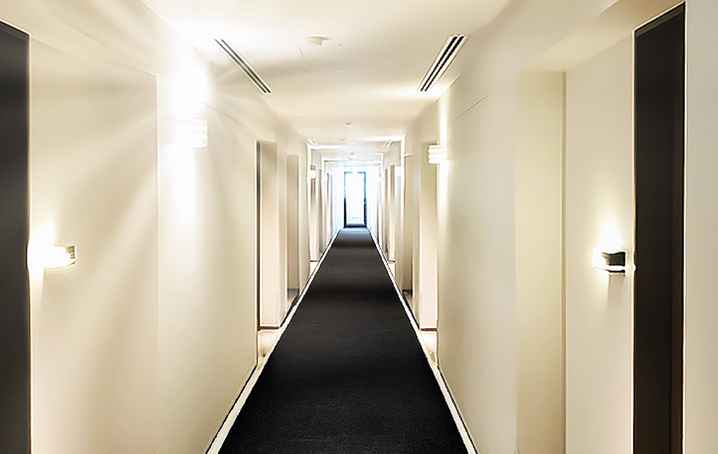 ホテルのカーペット