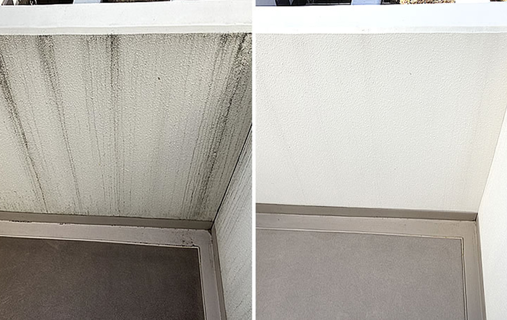 高圧洗浄と再塗装