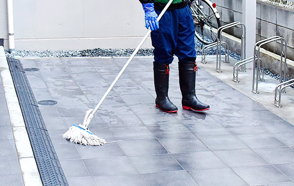 マンションの巡回清掃