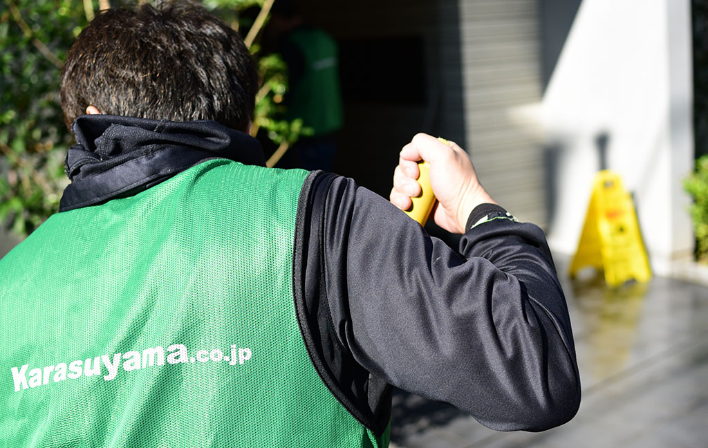 マンション巡回清掃｜外周作業