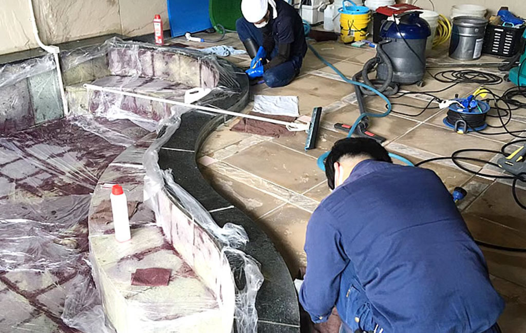 商業施設の清掃